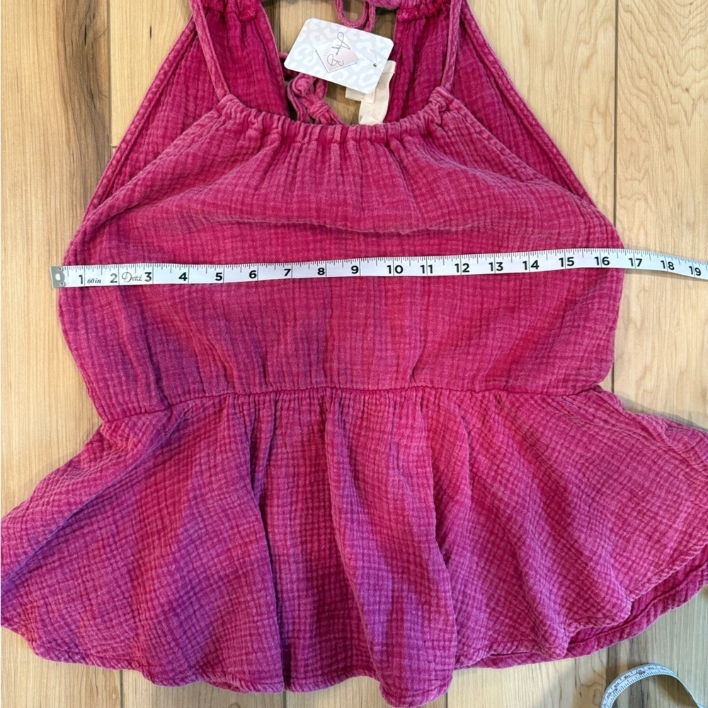 Peach Love California Pink Camisole with Ruched Bodice - Picture 8 of 8
